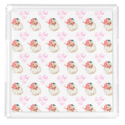 Acrylic Tray Interchangeable Insert Set of 4 - Pick your size - HOLIDAY BUNDLE 2