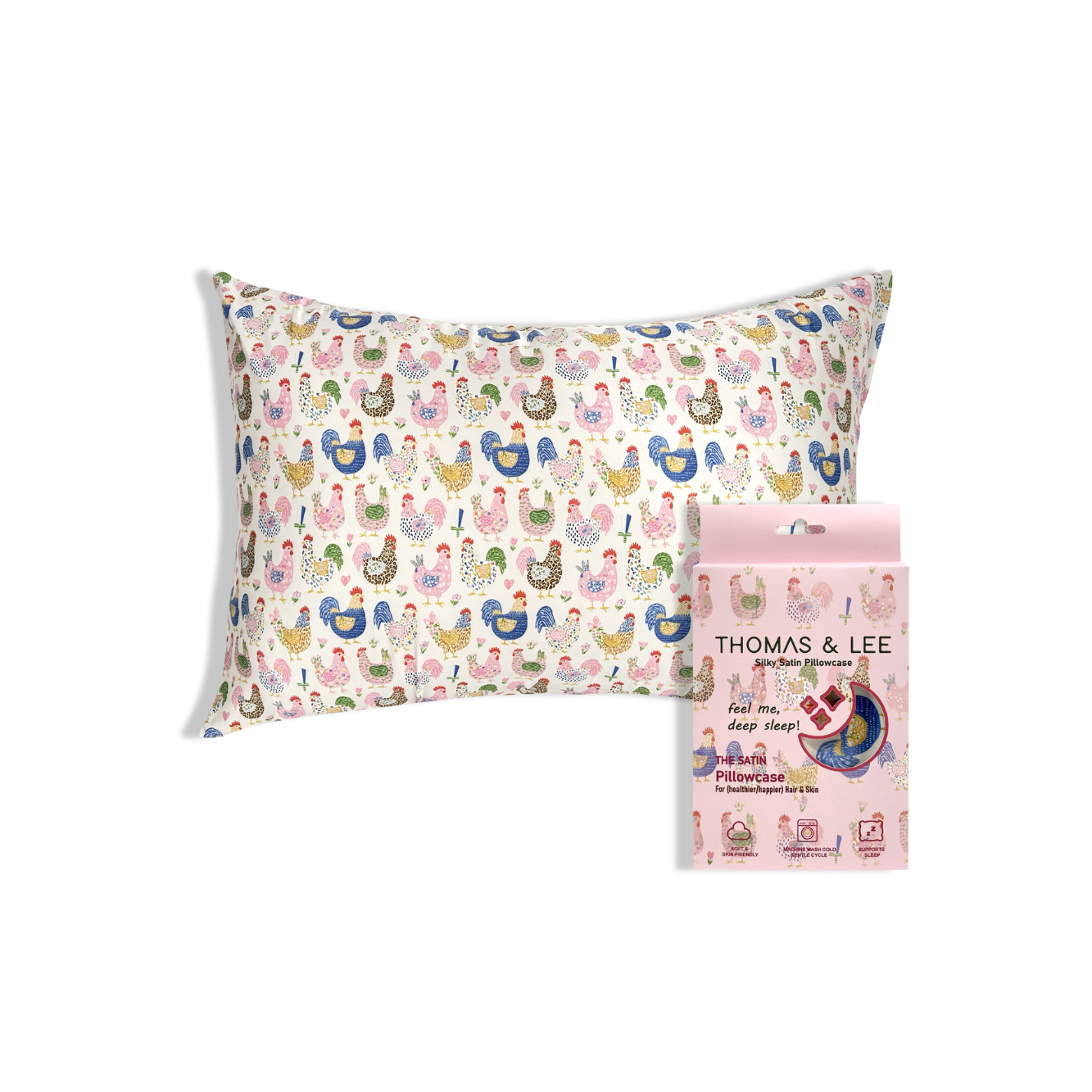 PRE-PACK Silky Satin Pillowcase – Spring Collection