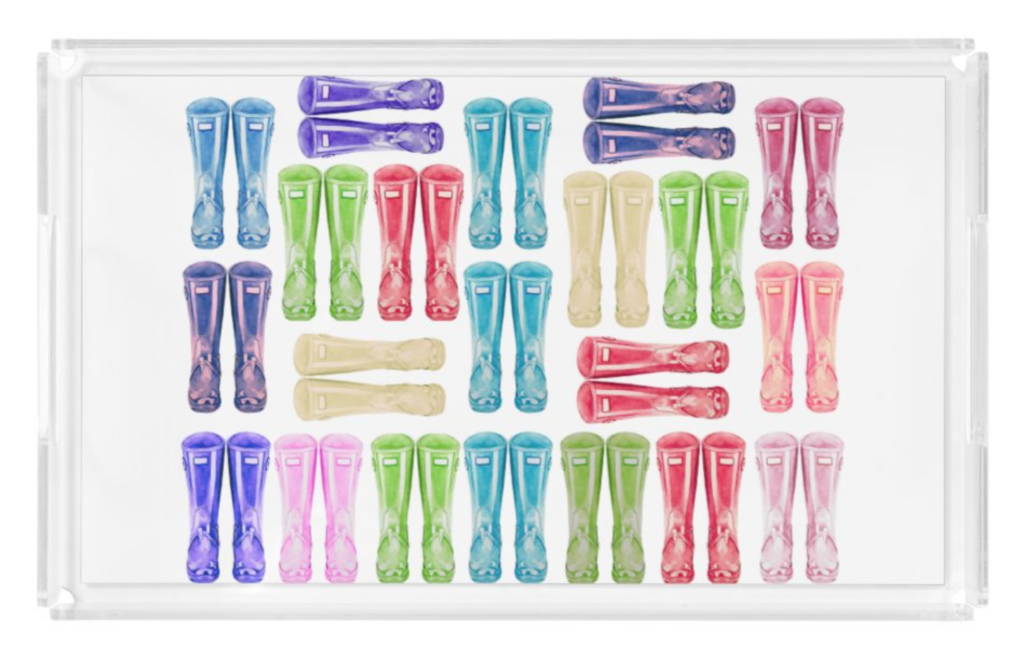 Acrylic Serving Tray - Spring 2025 Collection - Welly