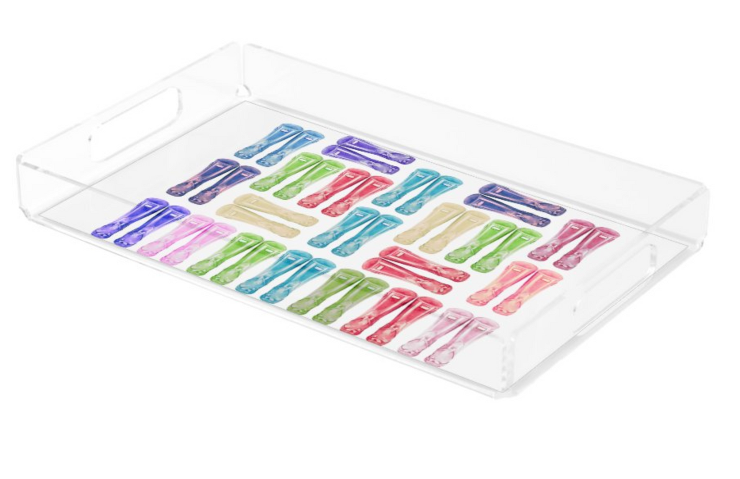 Acrylic Serving Tray - Spring 2025 Collection - Welly