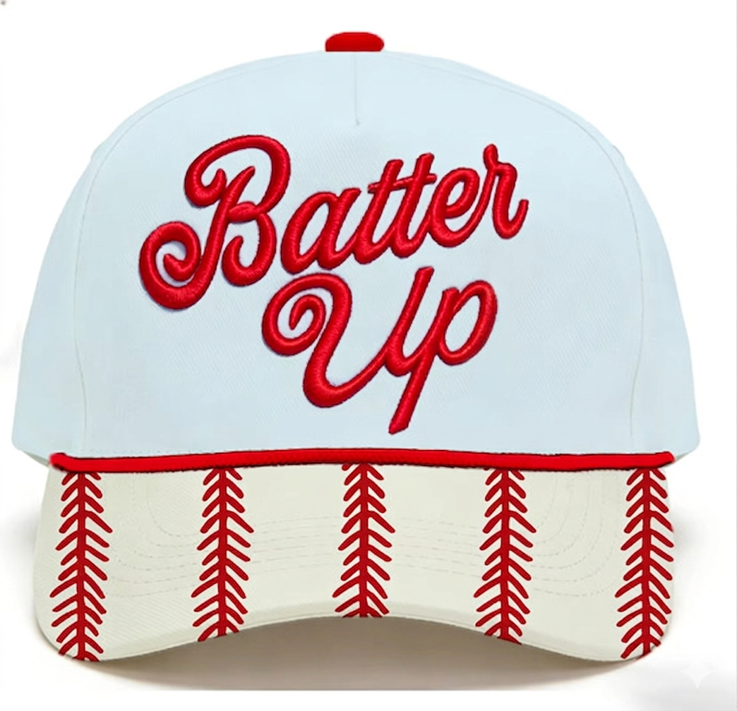 PREORDER Baseball Hat Batter Up - Ships 6/22
