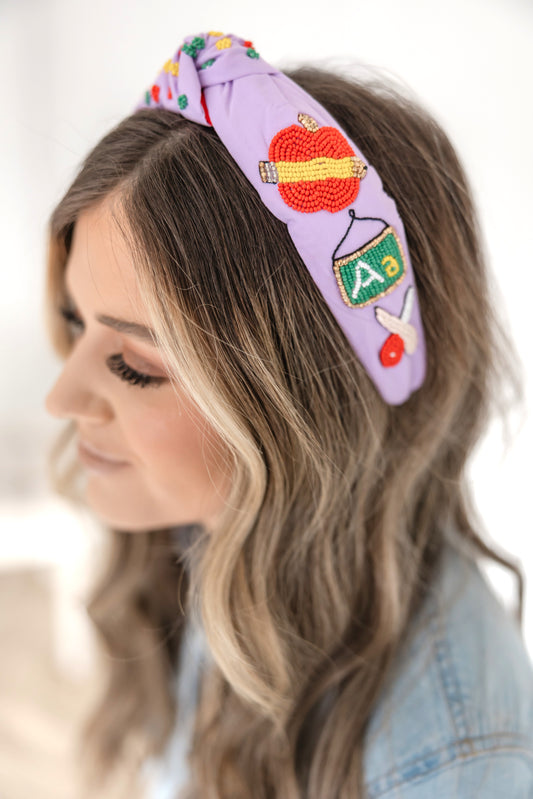 Teacher - Educator Hand Beaded Headband