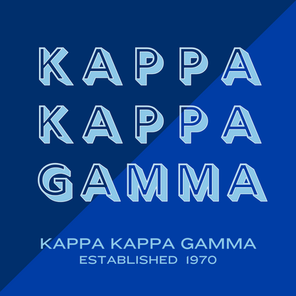Acrylic Tray - Sorority Collection - Kappa Kappa Gamma - Duo Colors