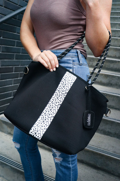 Black Neoprene Tote
