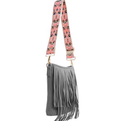 Western Style Fringe Bucket bag - Strap not included